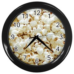 Popcorn Wall Clock (black)