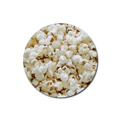 Popcorn Rubber Round Coaster (4 Pack)  by TheAmericanDream