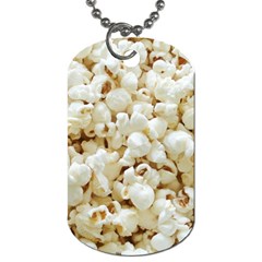 Popcorn Dog Tag (one Side) by TheAmericanDream