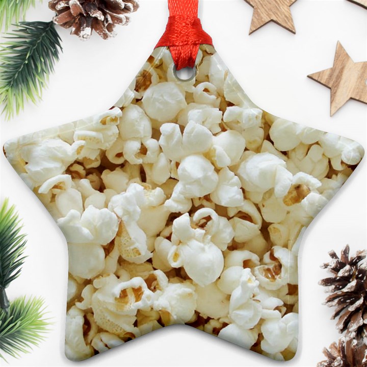 Popcorn Star Ornament (Two Sides)