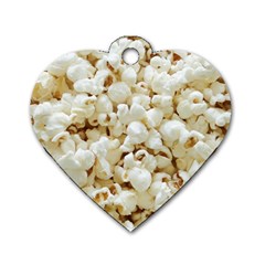 Popcorn Dog Tag Heart (one Side) by TheAmericanDream