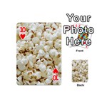 Popcorn Playing Cards Double Sided (Mini) Front - Heart10