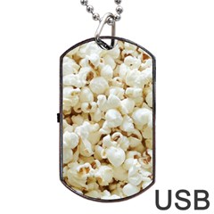 Popcorn Dog Tag Usb Flash (two Sides) by TheAmericanDream