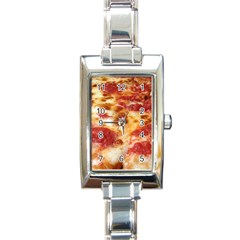 Pizza Rectangle Italian Charm Watch