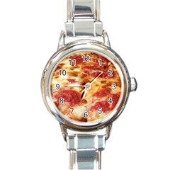 Pizza Round Italian Charm Watch by TheAmericanDream