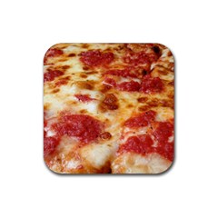 Pizza Rubber Coaster (square) 