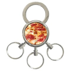 Pizza 3-ring Key Chain by TheAmericanDream