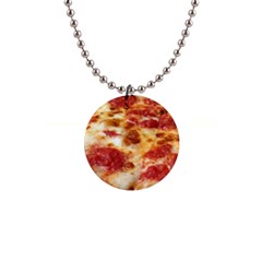 Pizza 1  Button Necklace