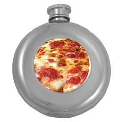 Pizza Round Hip Flask (5 Oz) by TheAmericanDream