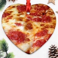 Pizza Heart Ornament (two Sides)