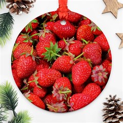 Strawberries Ornament (Round)