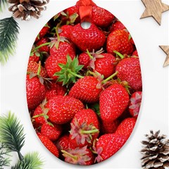 Strawberries Ornament (Oval)