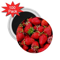 Strawberries 2 25  Magnets (100 Pack)  by TheAmericanDream