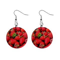 Strawberries Mini Button Earrings by TheAmericanDream