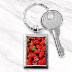 Strawberries Key Chain (Rectangle)