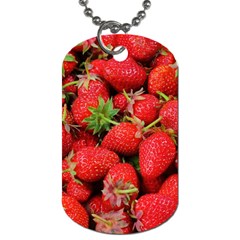 Strawberries Dog Tag (One Side)