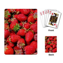 Strawberries Playing Cards Single Design