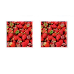 Strawberries Cufflinks (Square)