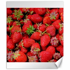 Strawberries Canvas 8  x 10 