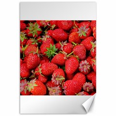 Strawberries Canvas 12  x 18 