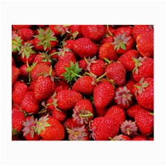 Strawberries Small Glasses Cloth (2 Sides)