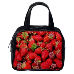 Strawberries Classic Handbag (one Side) by TheAmericanDream