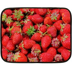 Strawberries Double Sided Fleece Blanket (Mini) 