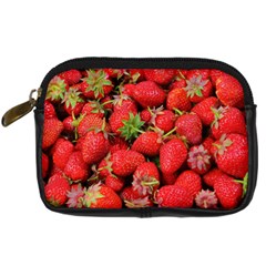 Strawberries Digital Camera Leather Case