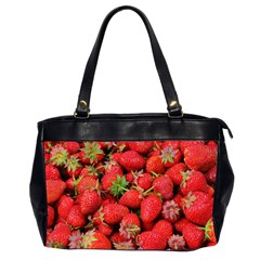 Strawberries Oversize Office Handbag (2 Sides)