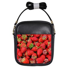 Strawberries Girls Sling Bag