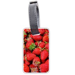 Strawberries Luggage Tag (one side)