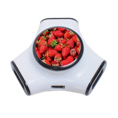 Strawberries 3-Port USB Hub