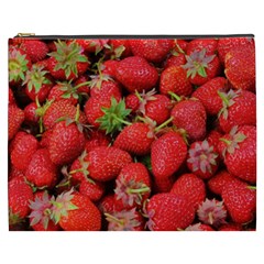 Strawberries Cosmetic Bag (xxxl) by TheAmericanDream