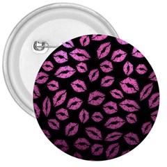 Pink Kisses 3  Buttons by TheAmericanDream