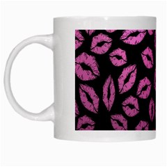 Pink Kisses White Mugs by TheAmericanDream