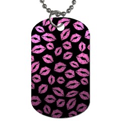 Pink Kisses Dog Tag (two Sides) by TheAmericanDream