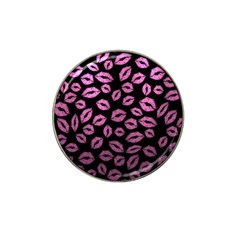 Pink Kisses Hat Clip Ball Marker (4 Pack) by TheAmericanDream