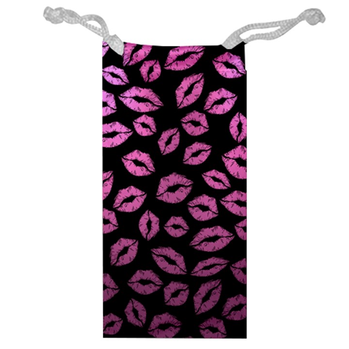 Pink Kisses Jewelry Bag