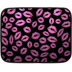 Pink Kisses Double Sided Fleece Blanket (mini) 