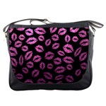 Pink Kisses Messenger Bag Front