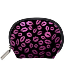 Pink Kisses Accessory Pouch (small) by TheAmericanDream