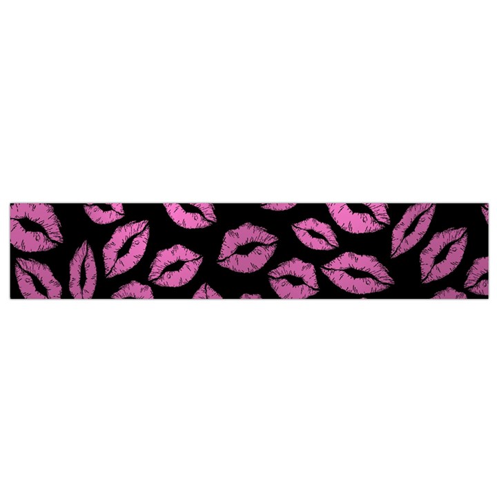 Pink Kisses Small Flano Scarf