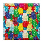 Gummy Bear Tile Coasters Front