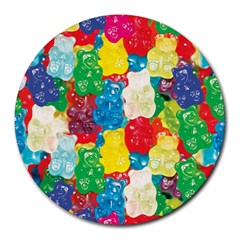 Gummy Bear Round Mousepads by TheAmericanDream