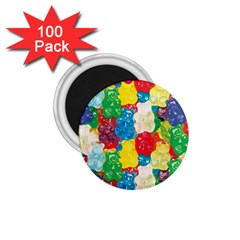 Gummy Bear 1 75  Magnets (100 Pack)  by TheAmericanDream