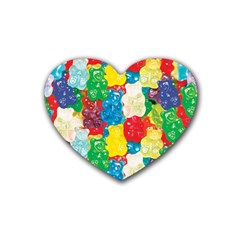 Gummy Bear Heart Coaster (4 Pack)  by TheAmericanDream