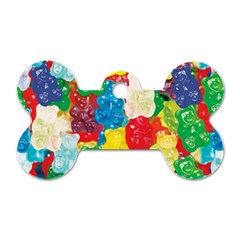 Gummy Bear Dog Tag Bone (one Side) by TheAmericanDream