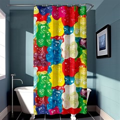 Gummy Bear Shower Curtain 36  X 72  (stall)  by TheAmericanDream