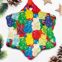 Gummy Bear Ornament (snowflake) by TheAmericanDream