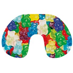 Gummy Bear Travel Neck Pillow by TheAmericanDream